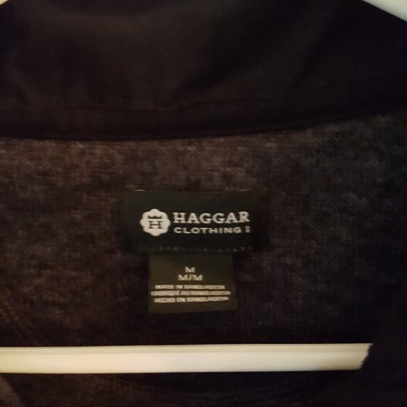 Haggar sweater, charcoal grey, Size M - Picture 3 of 5